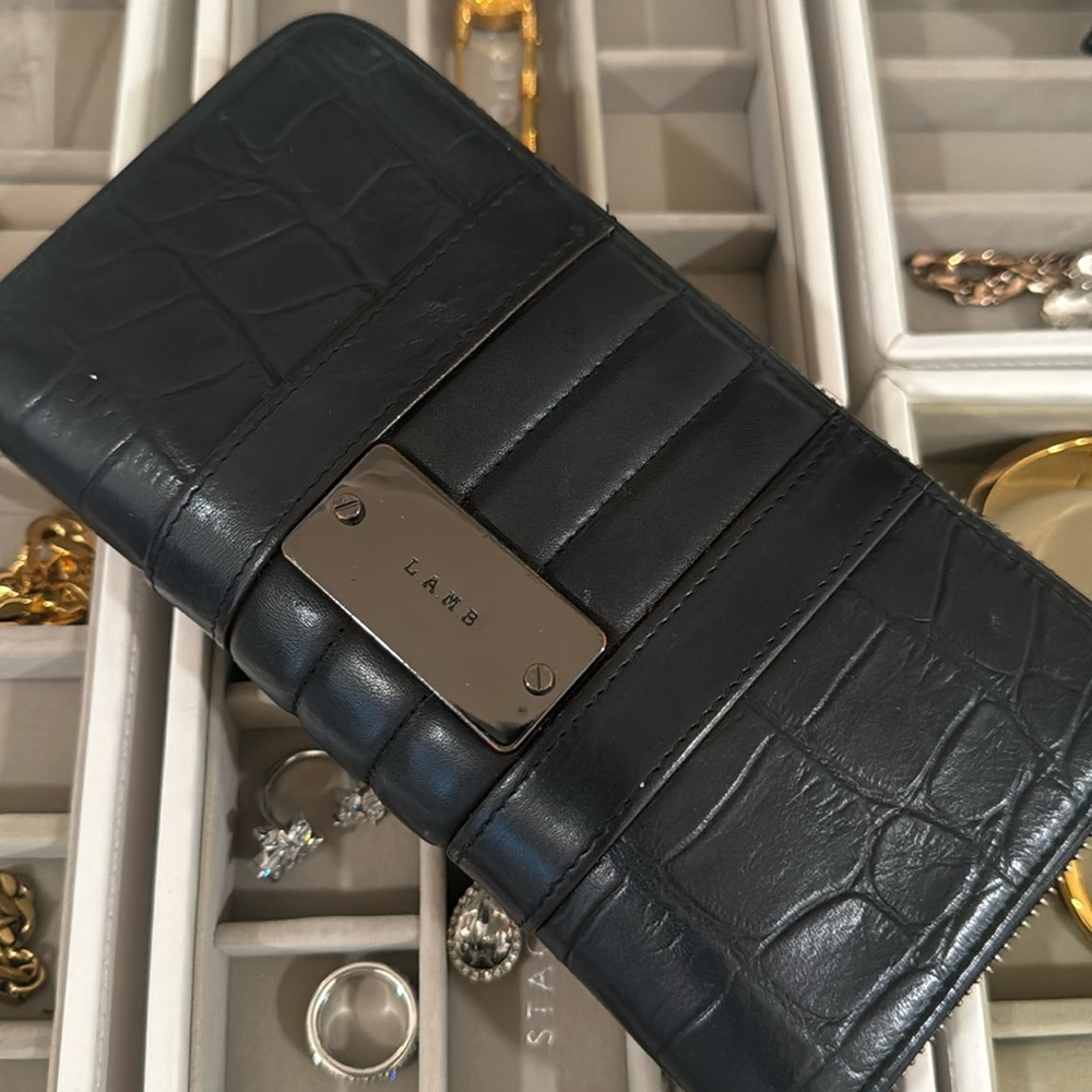 L.A.M.B. Quilted Leather Wallet